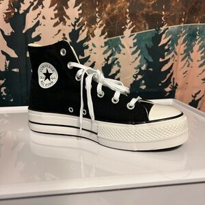 Converse All Star High Tops- Black- W9.5